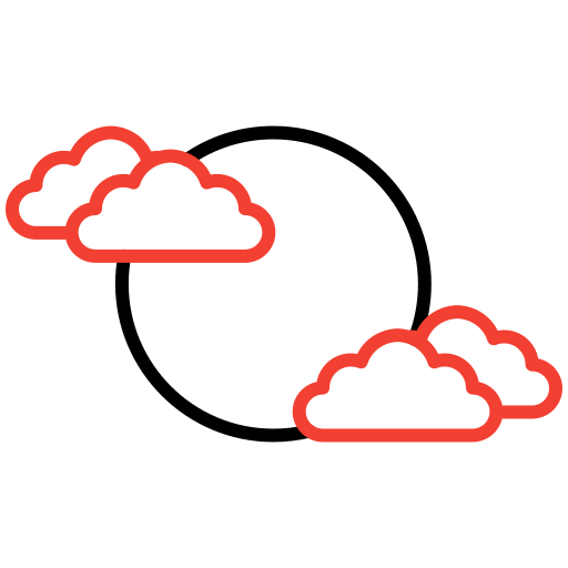 nube Generic color outline icono