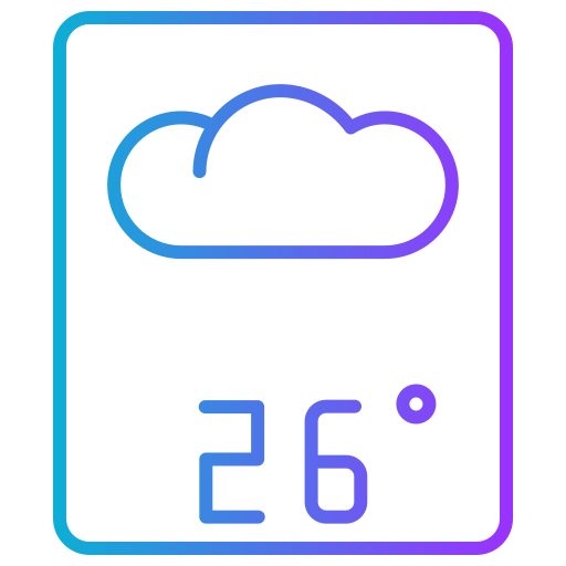 pogoda Generic gradient outline ikona
