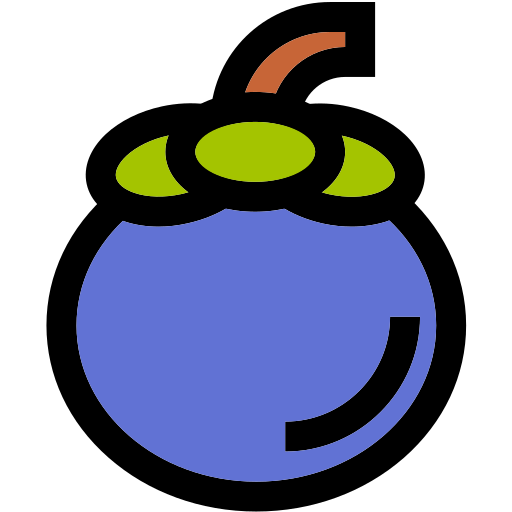 mangostán Generic color lineal-color icono