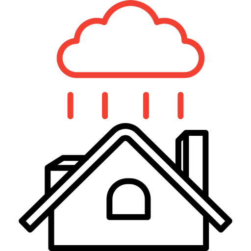 Rainy cloud Generic color outline icon