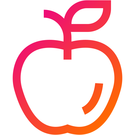 maçã Generic gradient outline Ícone