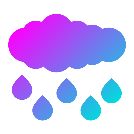酸性雨 Generic gradient fill icon