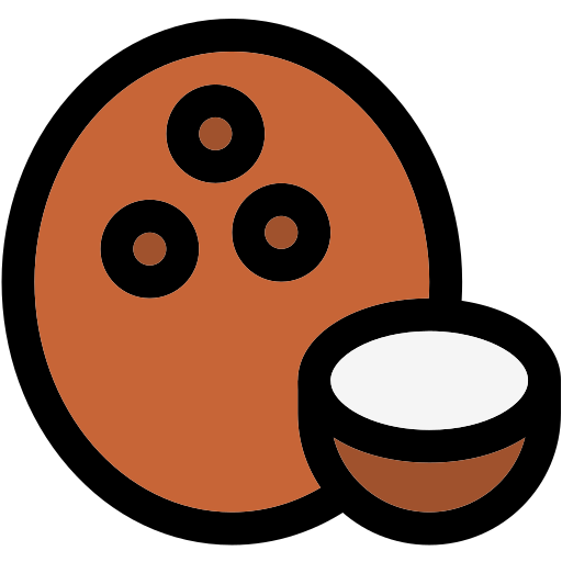 Coconut Generic color lineal-color icon