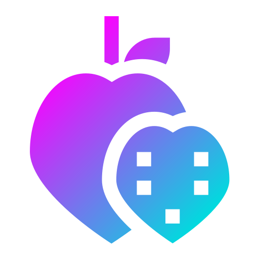 jabłko custard Generic gradient fill ikona