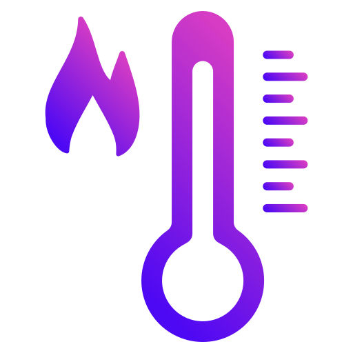 Hot temperature Generic gradient fill icon