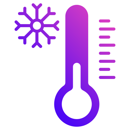 Cold temperature Generic gradient fill icon