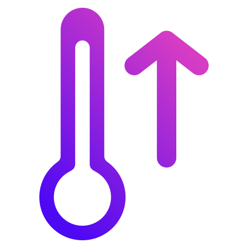 High temperature Generic gradient fill icon