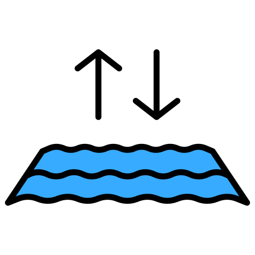 marea Generic color lineal-color icono