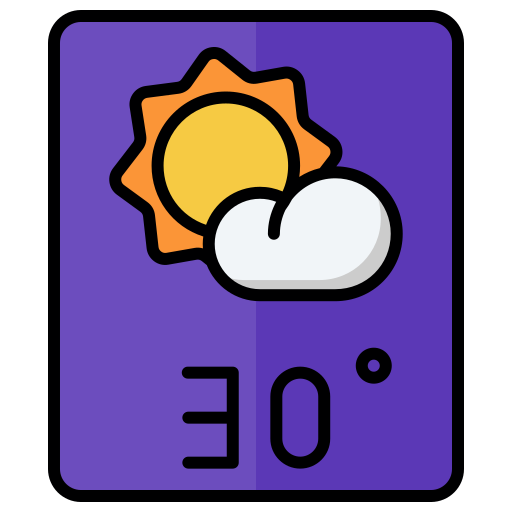 天気予報 Generic color lineal-color icon