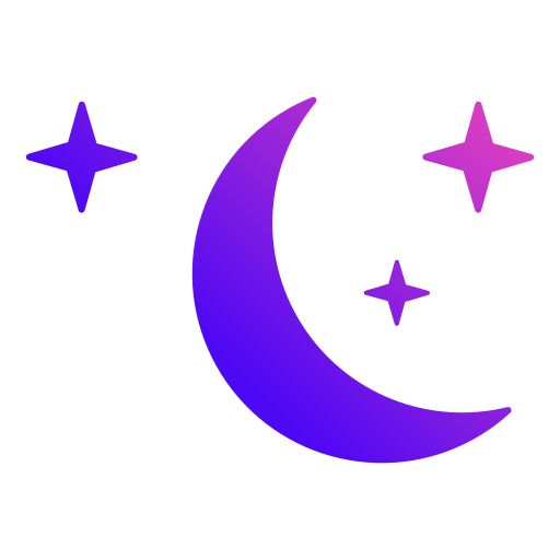 Night Generic gradient fill icon