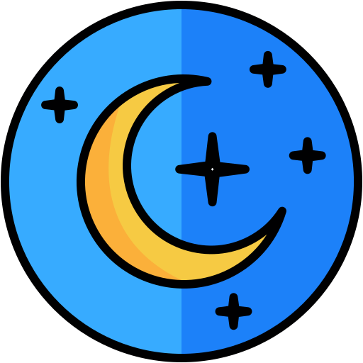 Night Generic color lineal-color icon