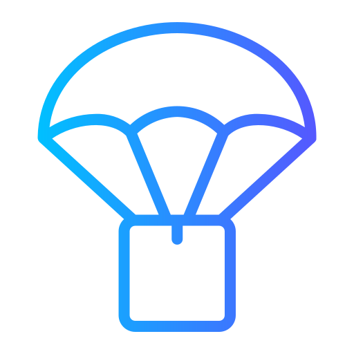 Air delivery Generic gradient outline icon