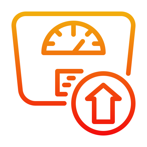 Weight gain Generic gradient outline icon