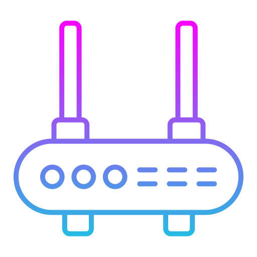 router Generic gradient outline icona
