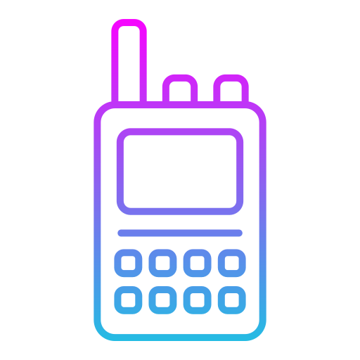 walkie-talkie Generic gradient outline icono