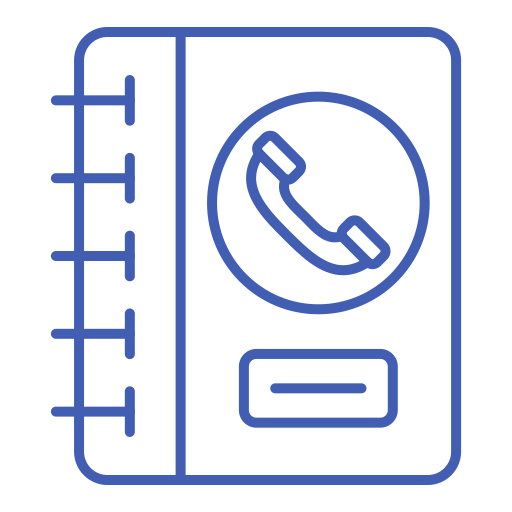 Contact book Generic color outline icon