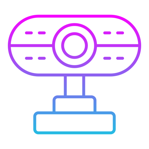 웹캠 Generic gradient outline icon