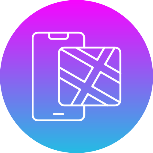 mobile karte Generic gradient fill icon