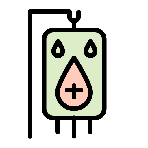 Blood bag Generic color lineal-color icon