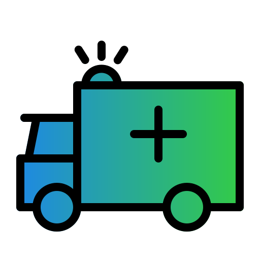 ambulancia Generic gradient lineal-color icono