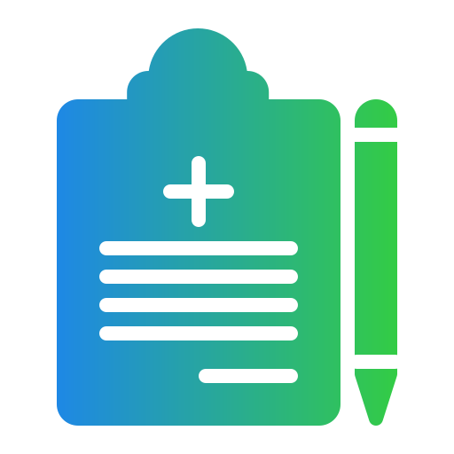 Medical record Generic gradient fill icon