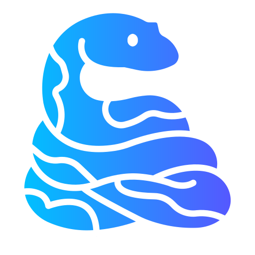 蛇 Generic gradient fill icon