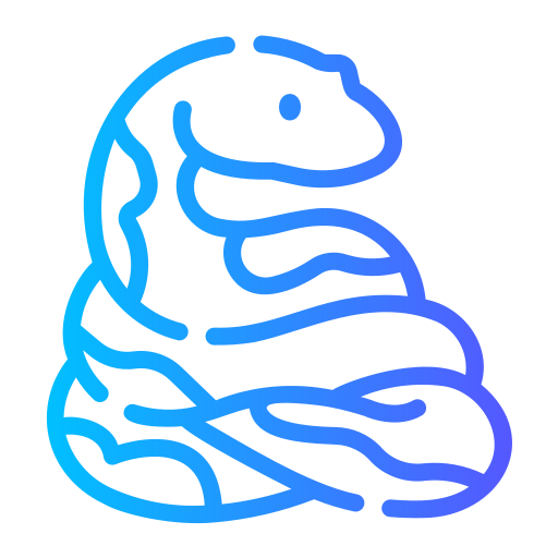 Змея Generic gradient outline иконка