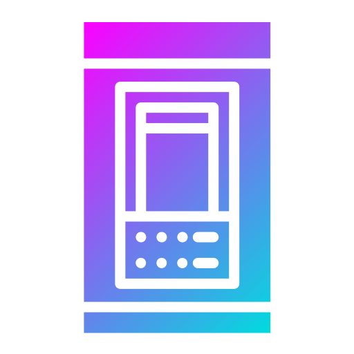 cajero automático Generic gradient fill icono