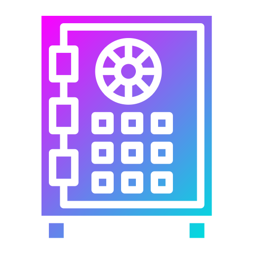 bezpieczne pieniądze Generic gradient fill ikona