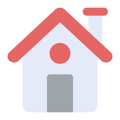 bungalow Generic color fill icon