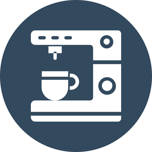 Coffe maker machine Generic color fill icon