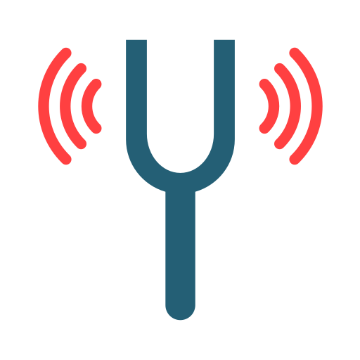 Tuning fork Generic color fill icon
