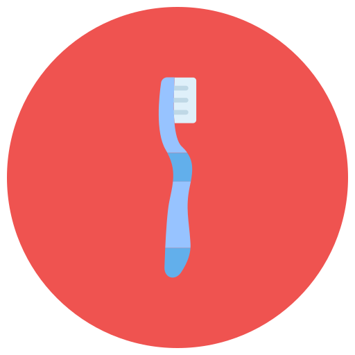 cepillo de dientes Generic color fill icono