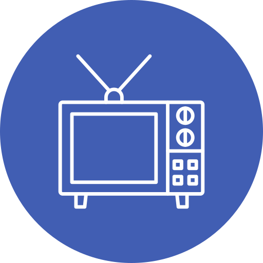 televisión Generic color fill icono