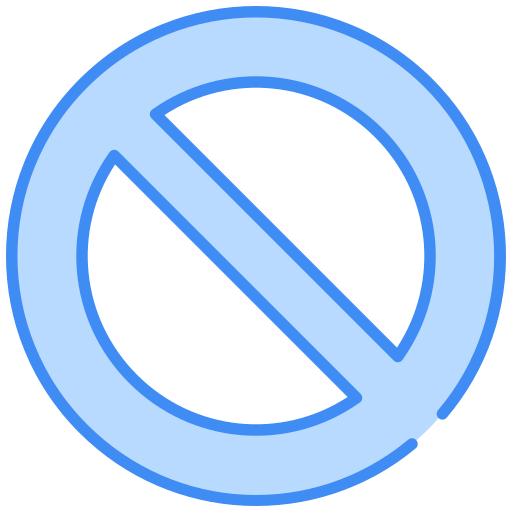 prohibición Generic color lineal-color icono