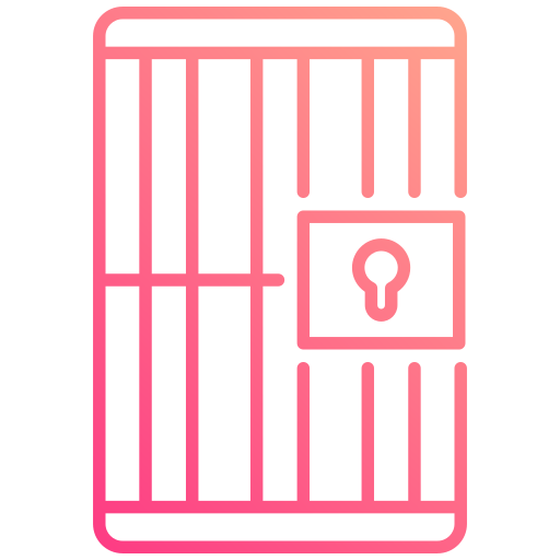 więzienie Generic gradient outline ikona