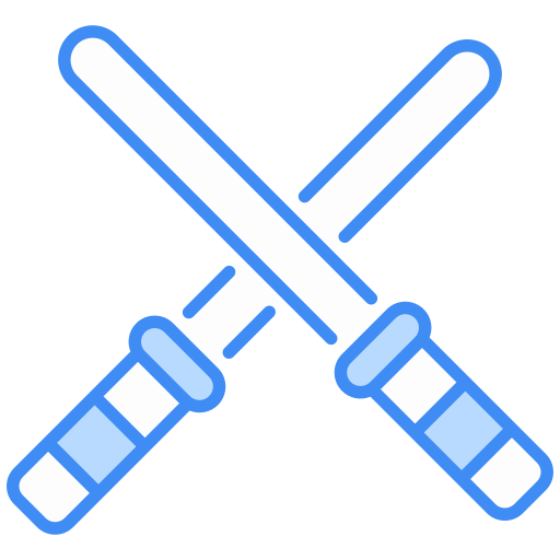 Batons Generic color lineal-color icon