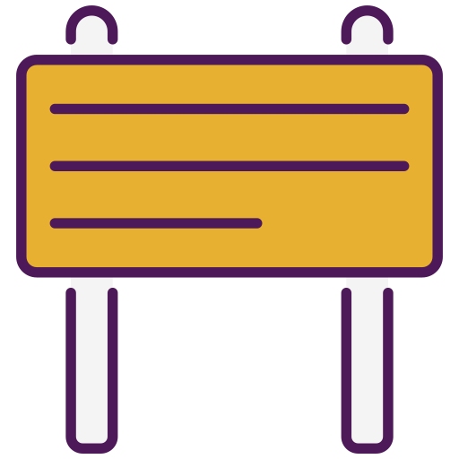 Placard Generic color lineal-color icon