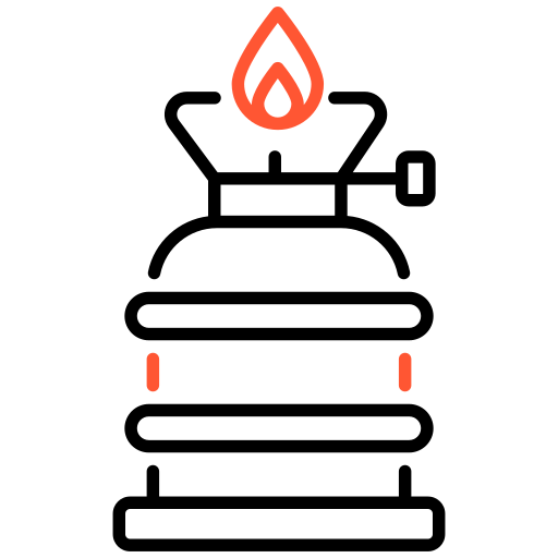 gaz de camping Generic color outline Icône