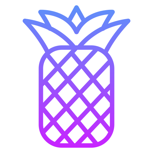 ananas Generic gradient outline ikona