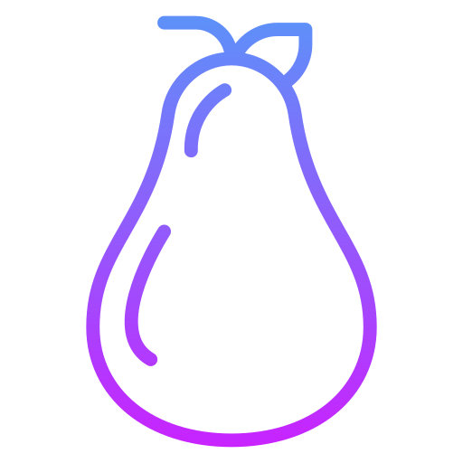 梨 Generic gradient outline icon