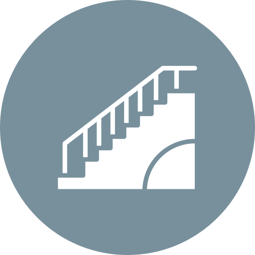 escaliers Generic color fill Icône