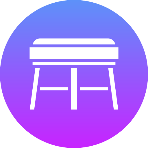 stołek Generic gradient fill ikona