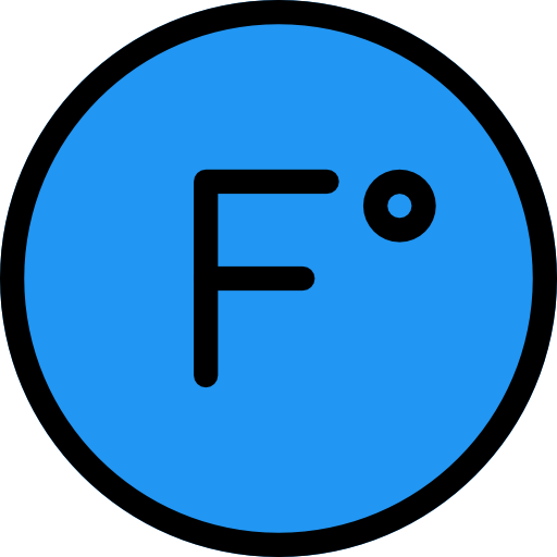 Fahrenheit Pixel Perfect Lineal Color icon