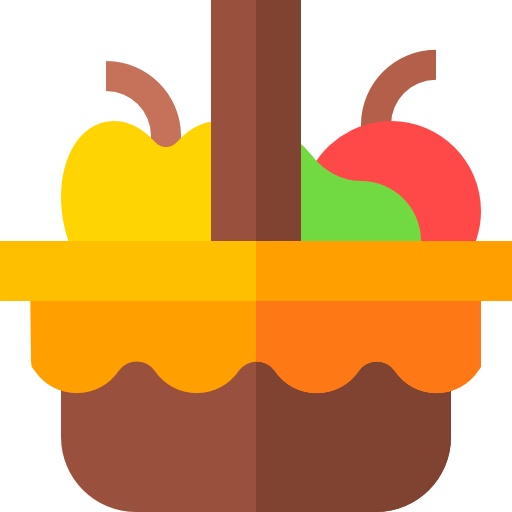 fruit Basic Straight Flat icoon