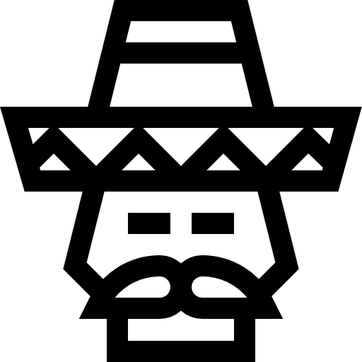 czaszka Basic Straight Lineal ikona