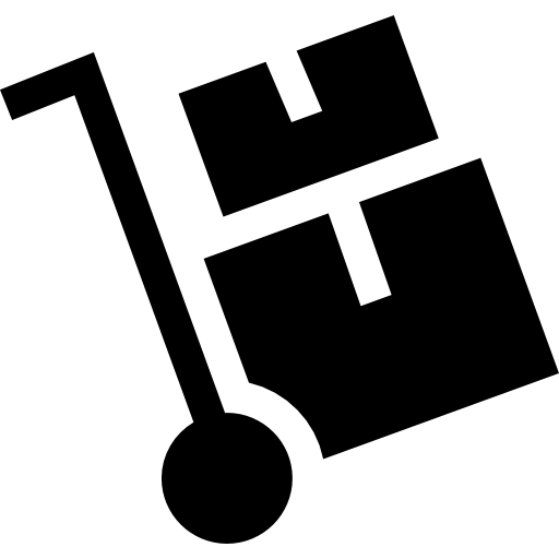 carretilla Basic Straight Filled icono