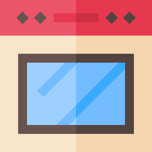 오븐 Basic Straight Flat icon