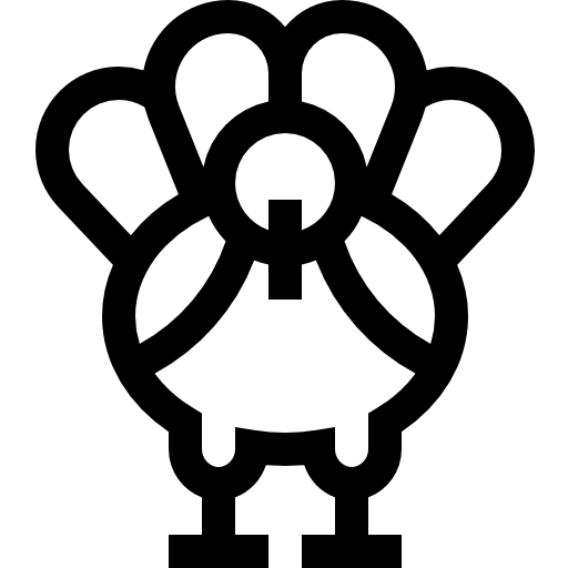 pavo Basic Straight Lineal icono