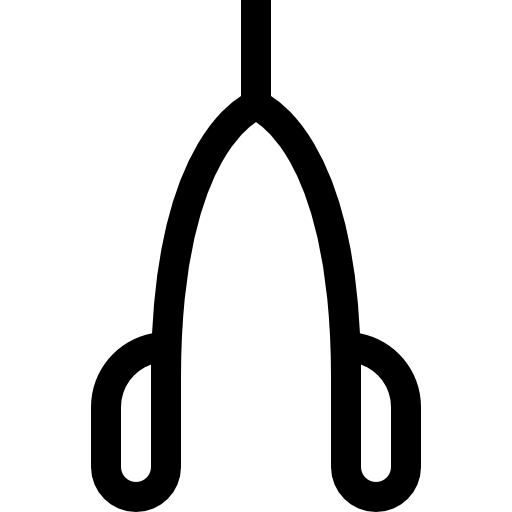 fúrcula Basic Straight Lineal Ícone